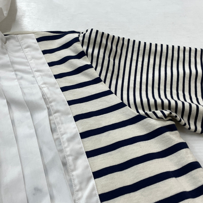 【中古品】【メンズ】 MASU エムエーエスユー MARINE PULLOVER SHIRT M25K6CS005 マリーン プルオーバー シャツ 長袖 トップス 140-261001-sa-13-teih サイズ：48 カラー：ボーダー 万代Net店