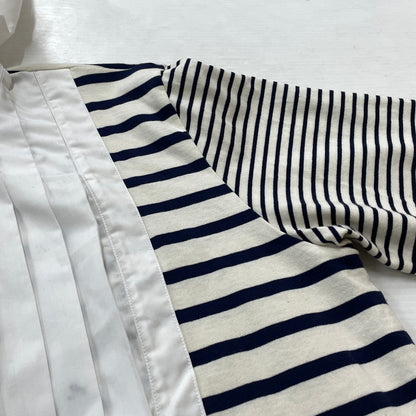 【中古品】【メンズ】 MASU エムエーエスユー MARINE PULLOVER SHIRT M25K6CS005 マリーン プルオーバー シャツ 長袖 トップス 140-261001-sa-13-teih サイズ：48 カラー：ボーダー 万代Net店
