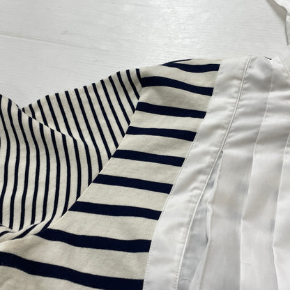 【中古品】【メンズ】 MASU エムエーエスユー MARINE PULLOVER SHIRT M25K6CS005 マリーン プルオーバー シャツ 長袖 トップス 140-261001-sa-13-teih サイズ：48 カラー：ボーダー 万代Net店