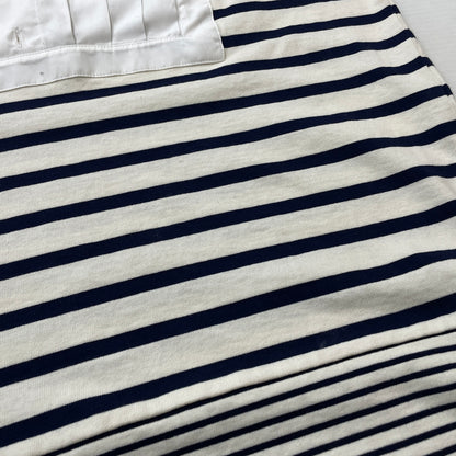 【中古品】【メンズ】 MASU エムエーエスユー MARINE PULLOVER SHIRT M25K6CS005 マリーン プルオーバー シャツ 長袖 トップス 140-261001-sa-13-teih サイズ：48 カラー：ボーダー 万代Net店