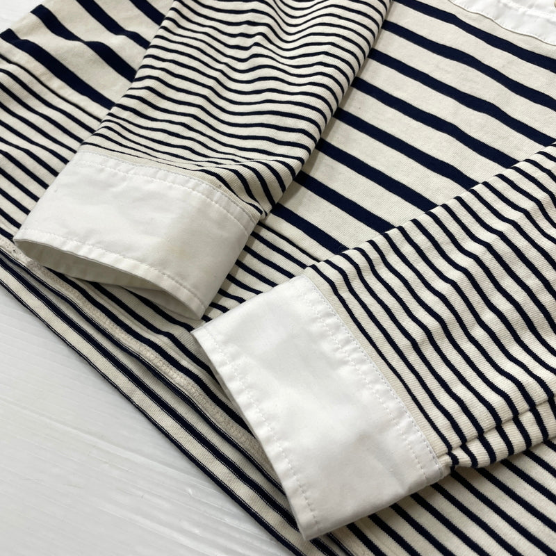 【中古品】【メンズ】 MASU エムエーエスユー MARINE PULLOVER SHIRT M25K6CS005 マリーン プルオーバー シャツ 長袖 トップス 140-261001-sa-13-teih サイズ：48 カラー：ボーダー 万代Net店