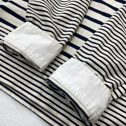 【中古品】【メンズ】 MASU エムエーエスユー MARINE PULLOVER SHIRT M25K6CS005 マリーン プルオーバー シャツ 長袖 トップス 140-261001-sa-13-teih サイズ：48 カラー：ボーダー 万代Net店