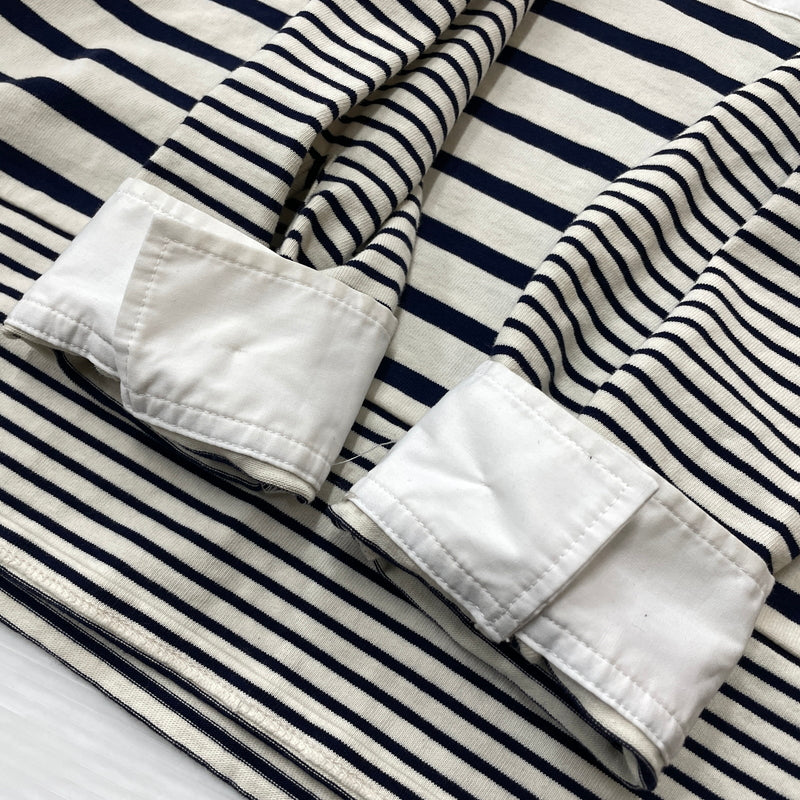 【中古品】【メンズ】 MASU エムエーエスユー MARINE PULLOVER SHIRT M25K6CS005 マリーン プルオーバー シャツ 長袖 トップス 140-261001-sa-13-teih サイズ：48 カラー：ボーダー 万代Net店