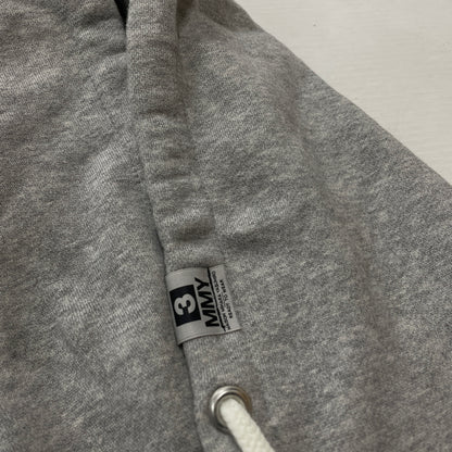【中古品】【メンズ】 MIHARA YASUHIRO ミハラヤスヒロ T-SHIRT DOCKING HOODIE A05HD551 Tシャツ ドッキング フーディ プルーオーバーパーカー 140-261001-sa-16-teih サイズ：48 カラー：グレー 万代Net店