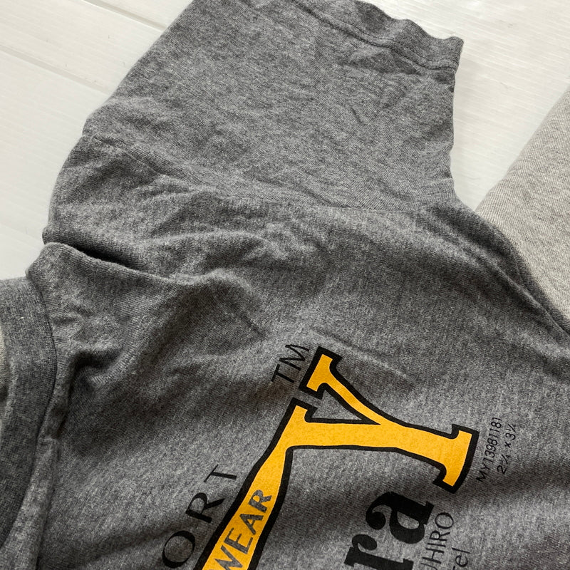 【中古品】【メンズ】 MIHARA YASUHIRO ミハラヤスヒロ T-SHIRT DOCKING HOODIE A05HD551 Tシャツ ドッキング フーディ プルーオーバーパーカー 140-261001-sa-16-teih サイズ：48 カラー：グレー 万代Net店