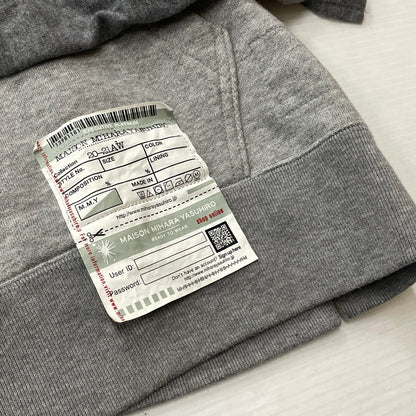【中古品】【メンズ】 MIHARA YASUHIRO ミハラヤスヒロ T-SHIRT DOCKING HOODIE A05HD551 Tシャツ ドッキング フーディ プルーオーバーパーカー 140-261001-sa-16-teih サイズ：48 カラー：グレー 万代Net店
