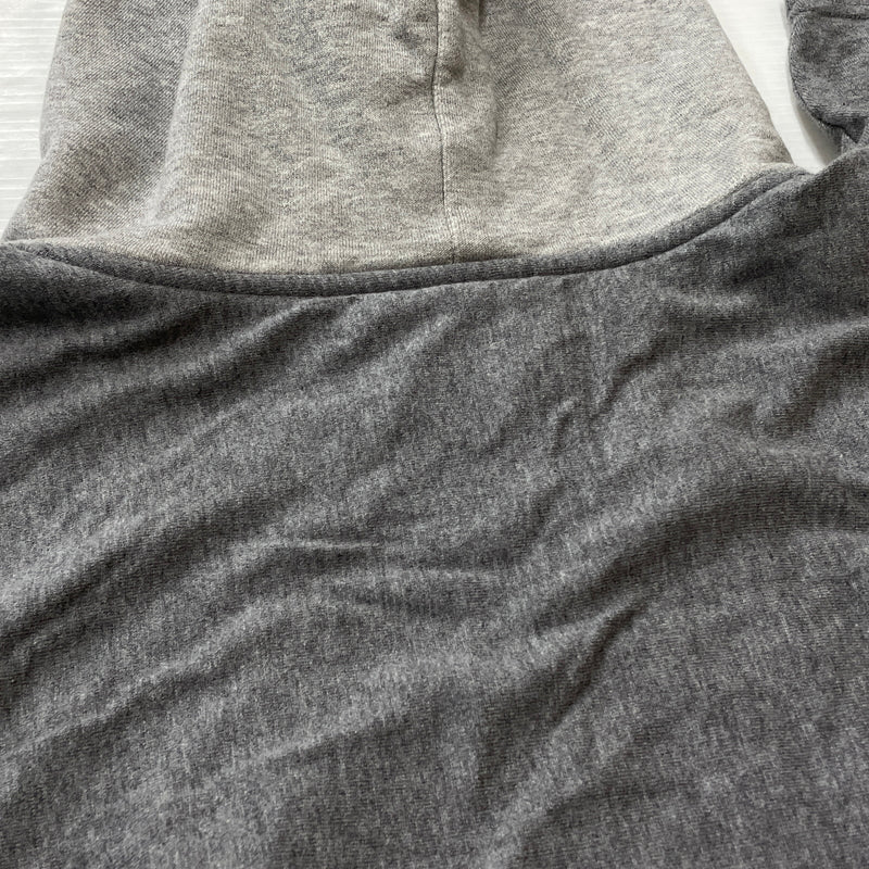 【中古品】【メンズ】 MIHARA YASUHIRO ミハラヤスヒロ T-SHIRT DOCKING HOODIE A05HD551 Tシャツ ドッキング フーディ プルーオーバーパーカー 140-261001-sa-16-teih サイズ：48 カラー：グレー 万代Net店