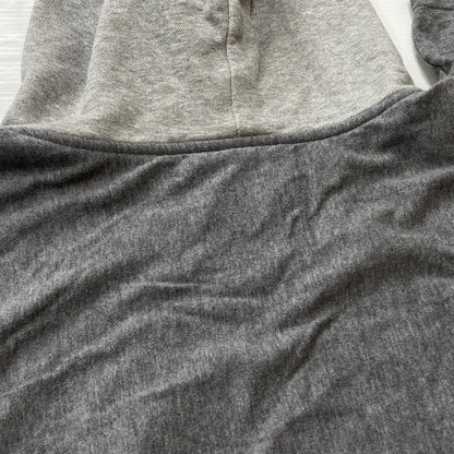 【中古品】【メンズ】 MIHARA YASUHIRO ミハラヤスヒロ T-SHIRT DOCKING HOODIE A05HD551 Tシャツ ドッキング フーディ プルーオーバーパーカー 140-261001-sa-16-teih サイズ：48 カラー：グレー 万代Net店