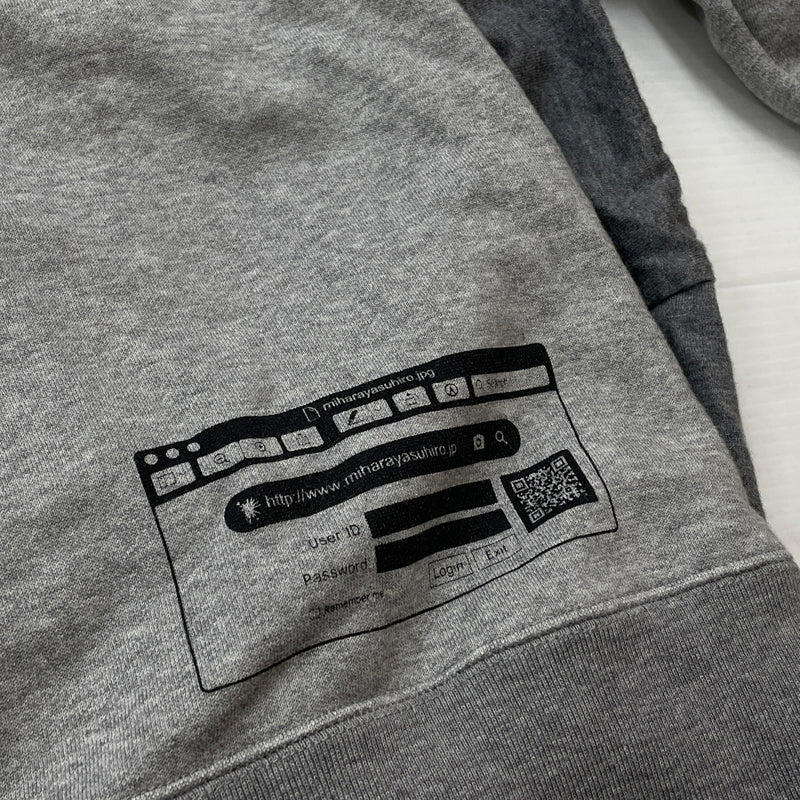 【中古品】【メンズ】 MIHARA YASUHIRO ミハラヤスヒロ T-SHIRT DOCKING HOODIE A05HD551 Tシャツ ドッキング フーディ プルーオーバーパーカー 140-261001-sa-16-teih サイズ：48 カラー：グレー 万代Net店
