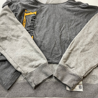 【中古品】【メンズ】 MIHARA YASUHIRO ミハラヤスヒロ T-SHIRT DOCKING HOODIE A05HD551 Tシャツ ドッキング フーディ プルーオーバーパーカー 140-261001-sa-16-teih サイズ：48 カラー：グレー 万代Net店