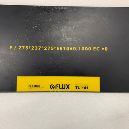 【中古品】【メンズ/レディース】 FLUX フラックス TRI-AXIAL-GLASS FIBER TL 141 SNOWBOARD スノーボード ウィンタースポーツ 141 117-261005-ko-02-teih カラー：ブラック 万代Net店