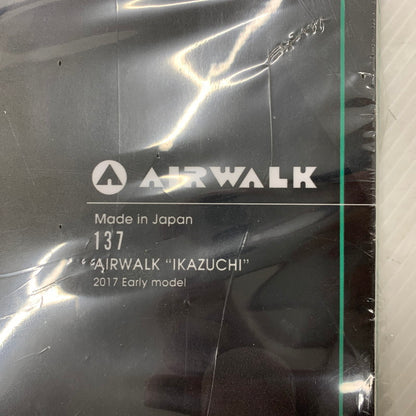 【中古品】【メンズ/レディース】 AIRWALK IKAZUCHI エアウォーク イカズチ 2017 EARLY MODEL SNOWBOARD スノーボード ウィンタースポーツ 137 117-261005-ko-01-teih カラー：ブラック/グリーン 万代Net店