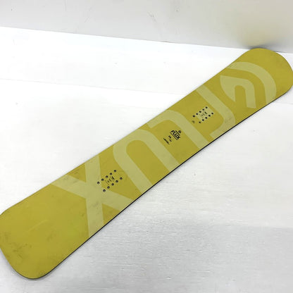 【現状渡し品】【メンズ/レディース】 FLUX フラックス DR RACE CAMBER SNOWBOARD スノーボード ウィンタースポーツ 152 117-261005-ko-10-teih カラー：イエロー系 万代Net店