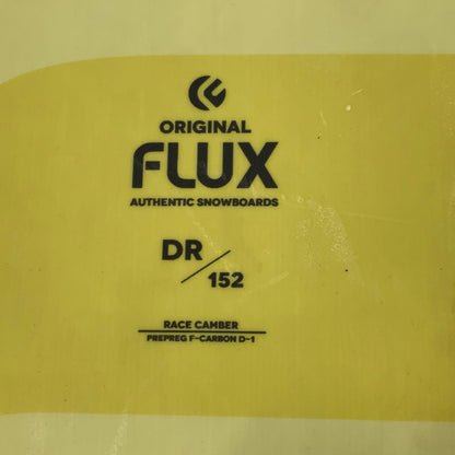 【現状渡し品】【メンズ/レディース】 FLUX フラックス DR RACE CAMBER SNOWBOARD スノーボード ウィンタースポーツ 152 117-261005-ko-10-teih カラー：イエロー系 万代Net店