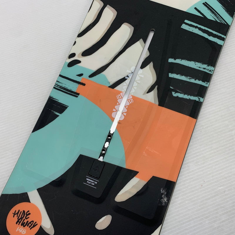 【中古品】【メンズ/レディース】 BURTON バートン HIDE AWAY SNOWBOARD ハイド アウェイ スノーボード ウィンタースポーツ 148 117-261005-ko-07-teih カラー：マルチ 万代Net店