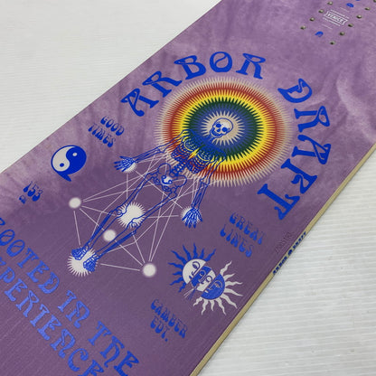 【中古品】【メンズ/レディース】 ARBOR アーバー DRAFT SNOWBOARD ドラフト スノーボード ウィンタースポーツ 153 117-261005-ko-08-teih カラー：パープル系 万代Net店