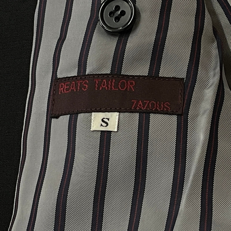 【中古品】【メンズ】 REATS TAILOR ZAZOUS リーツテイラーザズー SET UP SUIT セット アップ スーツ　 147-261004-sa-02-teih サイズ：S カラー：ブラック 万代Net店