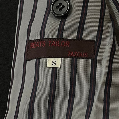 【中古品】【メンズ】 REATS TAILOR ZAZOUS リーツテイラーザズー SET UP SUIT セット アップ スーツ　 147-261004-sa-02-teih サイズ：S カラー：ブラック 万代Net店