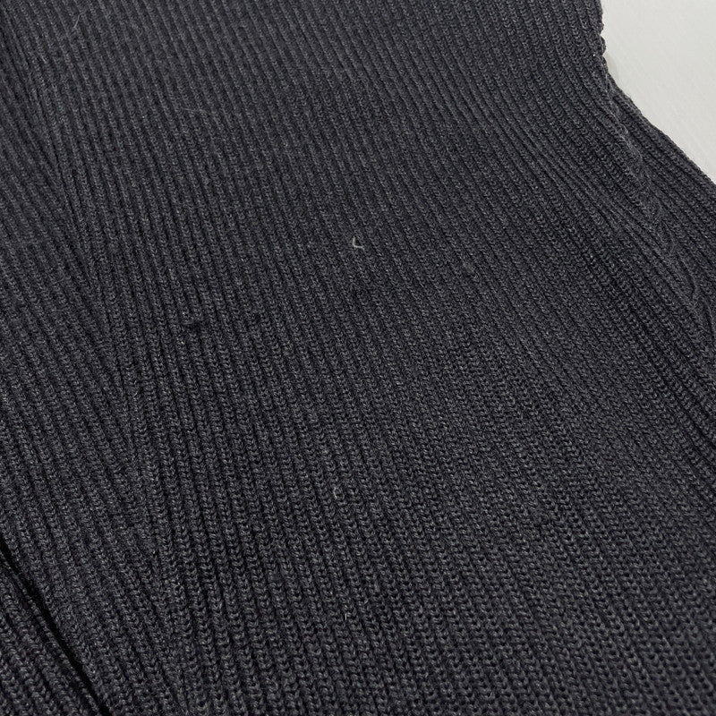 【中古品】【メンズ】 BROOKS BROTHERS ブルックスブラザーズ HALF BUTTON KNIT ハーフ ボタン ニット 長袖 トップス 145-261005-yo-14-teih サイズ：M カラー：ブラック 万代Net店