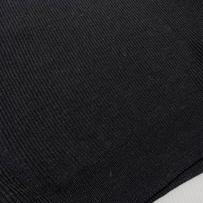 【中古品】【メンズ】 BROOKS BROTHERS ブルックスブラザーズ HALF BUTTON KNIT ハーフ ボタン ニット 長袖 トップス 145-261005-yo-14-teih サイズ：M カラー：ブラック 万代Net店