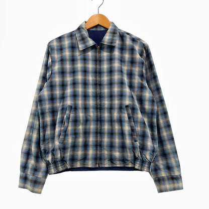 【中古品】【メンズ】 UNKNOWN TALON ZIP REVERSIBLE JACKET VINTGE タロンジップ リバーシブル ジャケット ライトアウター ヴィンテージ 145-261005-yo-01-teih サイズ：不明 カラー：チェック/ネイビー 万代Net店