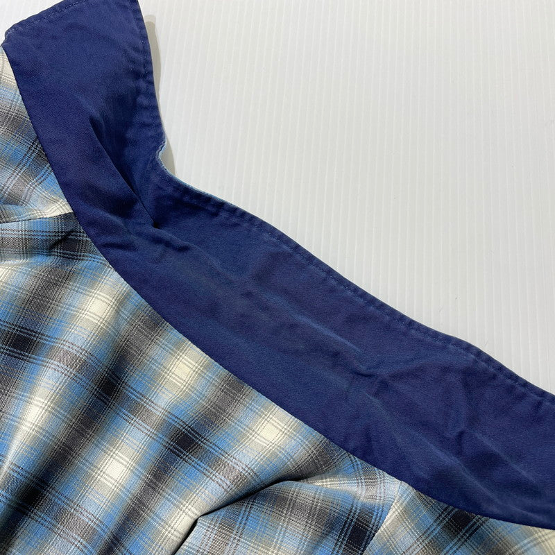 【中古品】【メンズ】 UNKNOWN TALON ZIP REVERSIBLE JACKET VINTGE タロンジップ リバーシブル ジャケット ライトアウター ヴィンテージ 145-261005-yo-01-teih サイズ：不明 カラー：チェック/ネイビー 万代Net店