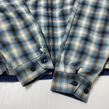 【中古品】【メンズ】 UNKNOWN TALON ZIP REVERSIBLE JACKET VINTGE タロンジップ リバーシブル ジャケット ライトアウター ヴィンテージ 145-261005-yo-01-teih サイズ：不明 カラー：チェック/ネイビー 万代Net店