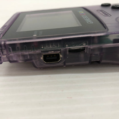 【中古品】 ゲームボーイカラー クリアパープル 動作確認済み GBC 023-261001-ns-04-teih 万代Net店