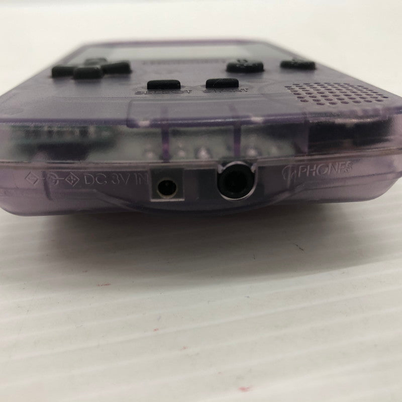 【中古品】 ゲームボーイカラー クリアパープル 動作確認済み GBC 023-261001-ns-04-teih 万代Net店