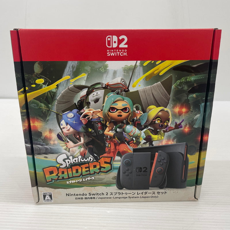【未使用品】 Nintendo Switch2 スプラトゥーン レイダース セット ニンテンドースイッチ2 日本語.国内専用 本体 A01-314 035-261008-ns-12-tei 万代Net店