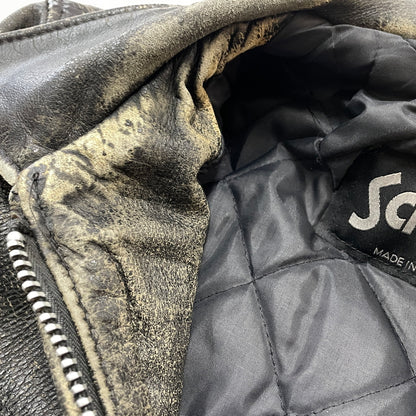 【現状渡し品】【メンズ】 SCHOTT ショット LEATHER RIDERS JACKET 1362502004 レザー ライダース ジャケット アウター 145-261004-sa-04-teih サイズ：34 カラー：ブラック 万代Net店