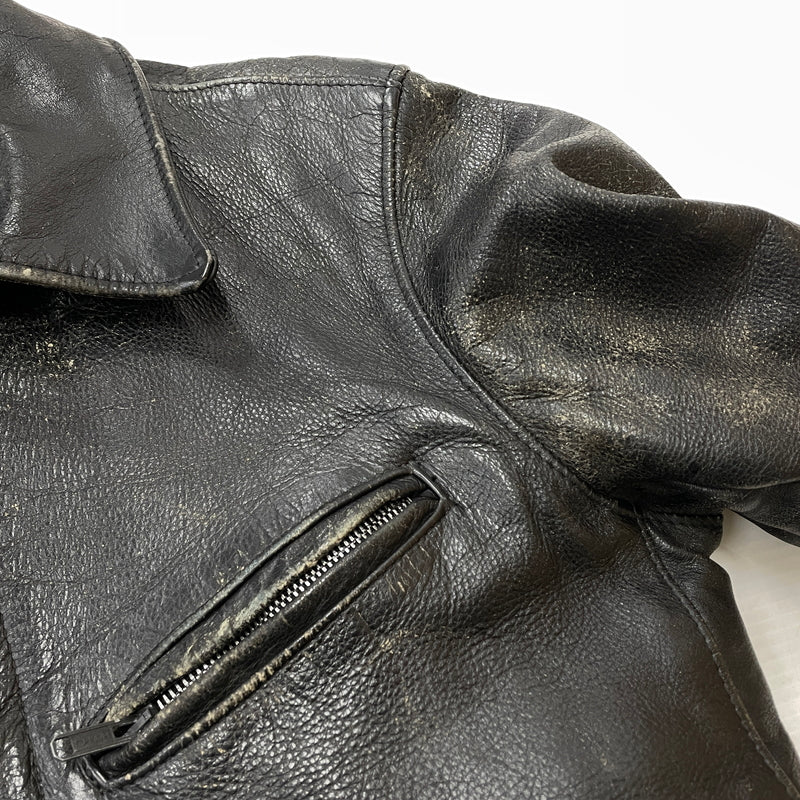 【現状渡し品】【メンズ】 SCHOTT ショット LEATHER RIDERS JACKET 1362502004 レザー ライダース ジャケット アウター 145-261004-sa-04-teih サイズ：34 カラー：ブラック 万代Net店