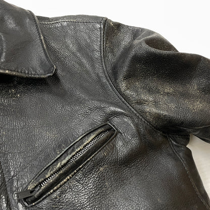 【現状渡し品】【メンズ】 SCHOTT ショット LEATHER RIDERS JACKET 1362502004 レザー ライダース ジャケット アウター 145-261004-sa-04-teih サイズ：34 カラー：ブラック 万代Net店