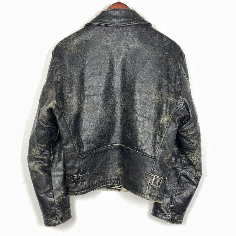 【現状渡し品】【メンズ】 SCHOTT ショット LEATHER RIDERS JACKET 1362502004 レザー ライダース ジャケット アウター 145-261004-sa-04-teih サイズ：34 カラー：ブラック 万代Net店