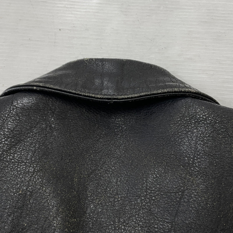 【現状渡し品】【メンズ】 SCHOTT ショット LEATHER RIDERS JACKET 1362502004 レザー ライダース ジャケット アウター 145-261004-sa-04-teih サイズ：34 カラー：ブラック 万代Net店