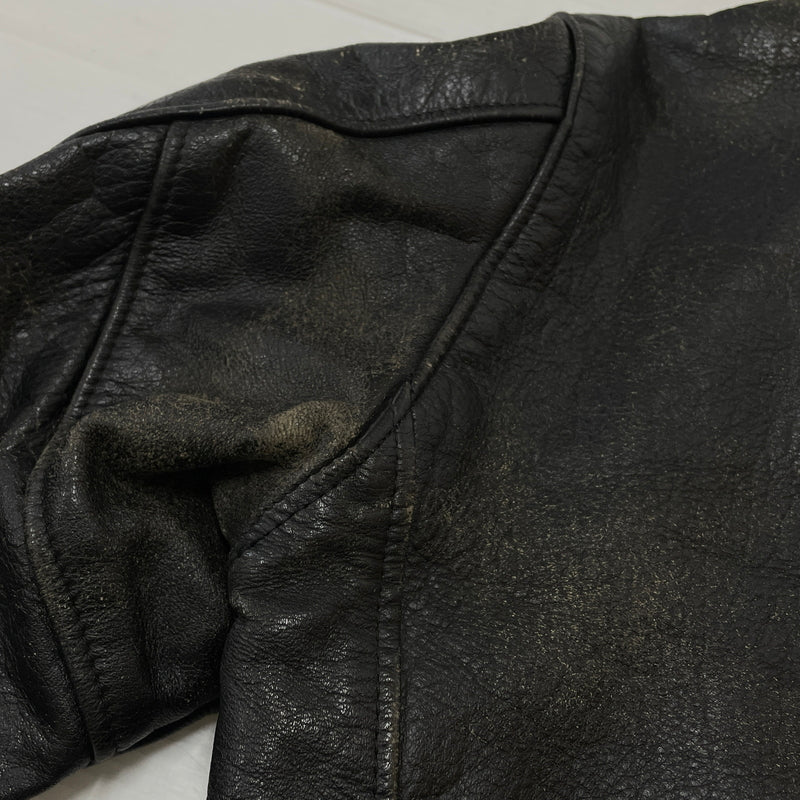【現状渡し品】【メンズ】 SCHOTT ショット LEATHER RIDERS JACKET 1362502004 レザー ライダース ジャケット アウター 145-261004-sa-04-teih サイズ：34 カラー：ブラック 万代Net店