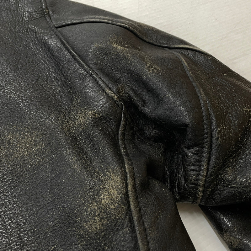 【現状渡し品】【メンズ】 SCHOTT ショット LEATHER RIDERS JACKET 1362502004 レザー ライダース ジャケット アウター 145-261004-sa-04-teih サイズ：34 カラー：ブラック 万代Net店