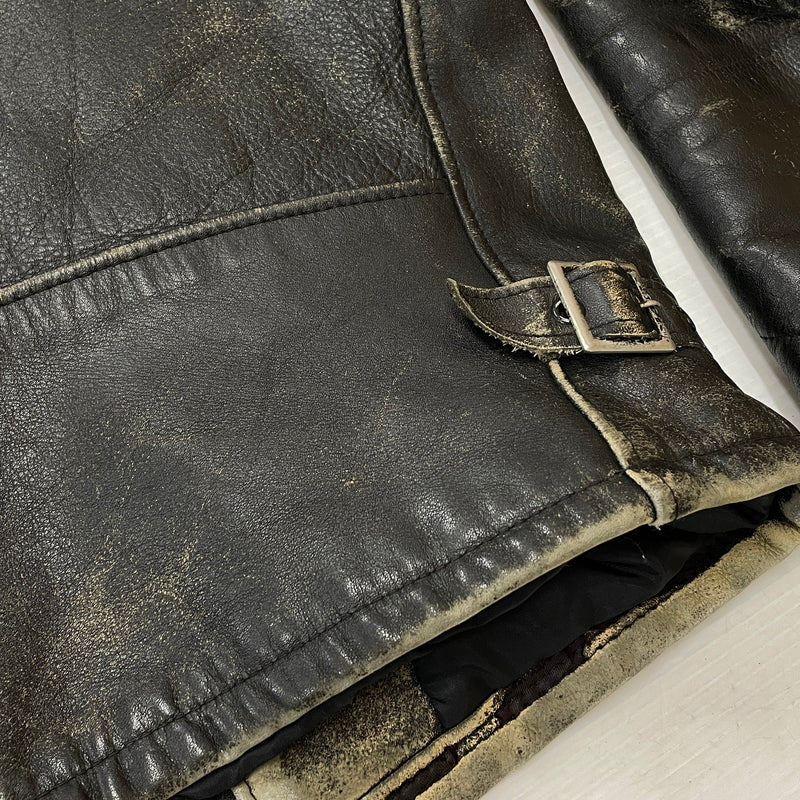 【現状渡し品】【メンズ】 SCHOTT ショット LEATHER RIDERS JACKET 1362502004 レザー ライダース ジャケット アウター 145-261004-sa-04-teih サイズ：34 カラー：ブラック 万代Net店