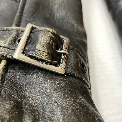 【現状渡し品】【メンズ】 SCHOTT ショット LEATHER RIDERS JACKET 1362502004 レザー ライダース ジャケット アウター 145-261004-sa-04-teih サイズ：34 カラー：ブラック 万代Net店