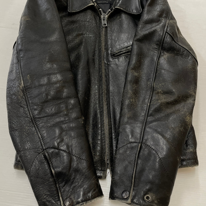 【現状渡し品】【メンズ】 SCHOTT ショット LEATHER RIDERS JACKET 1362502004 レザー ライダース ジャケット アウター 145-261004-sa-04-teih サイズ：34 カラー：ブラック 万代Net店
