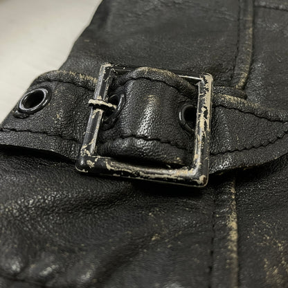 【現状渡し品】【メンズ】 SCHOTT ショット LEATHER RIDERS JACKET 1362502004 レザー ライダース ジャケット アウター 145-261004-sa-04-teih サイズ：34 カラー：ブラック 万代Net店