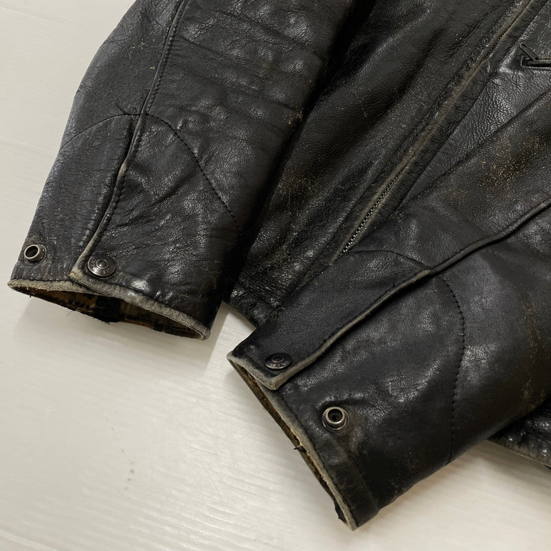 【現状渡し品】【メンズ】 SCHOTT ショット LEATHER RIDERS JACKET 1362502004 レザー ライダース ジャケット アウター 145-261004-sa-04-teih サイズ：34 カラー：ブラック 万代Net店