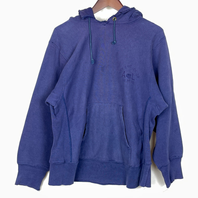 【現状渡し品】【メンズ】 CHAMPION チャンピオン 80’s VINTAGE REVERSE WEAVE WARMUP 80年代 ヴィンテージ リバース ウェーブ ウォーム アップ 長袖 トップス プルオーバーパーカー 145-261004-sa-20-teih サイズ：M カラー：パープル 万代Net店