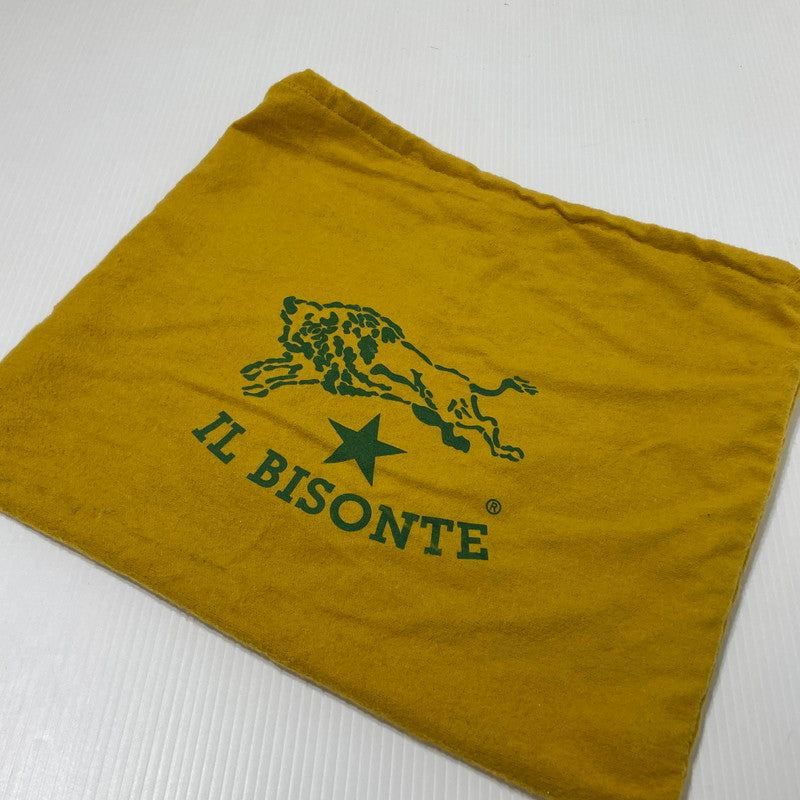 【中古品】【メンズ】 IL BISONTE イルビゾンテ CROC EMBOSSED CRUTCH BAG クロコ エンボス クラッチバッグ カバン クロコ型押し 188-261009-yo-08-teih カラー：ターコイズ系 万代Net店