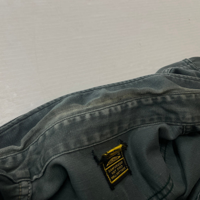 【現状渡し品】【メンズ】 OLD KENTUCKY オールド ケンタッキー 50’s-60’s VINTAGE WORK SHIRT 50～60年代 ヴィンテージ ワーク シャツ 長袖 トップス 145-261004-sa-15-teih サイズ：不明 カラー：カーキ 万代Net店