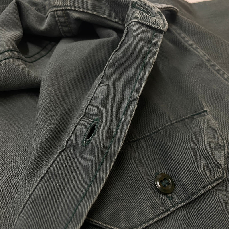 【現状渡し品】【メンズ】 OLD KENTUCKY オールド ケンタッキー 50’s-60’s VINTAGE WORK SHIRT 50～60年代 ヴィンテージ ワーク シャツ 長袖 トップス 145-261004-sa-15-teih サイズ：不明 カラー：カーキ 万代Net店