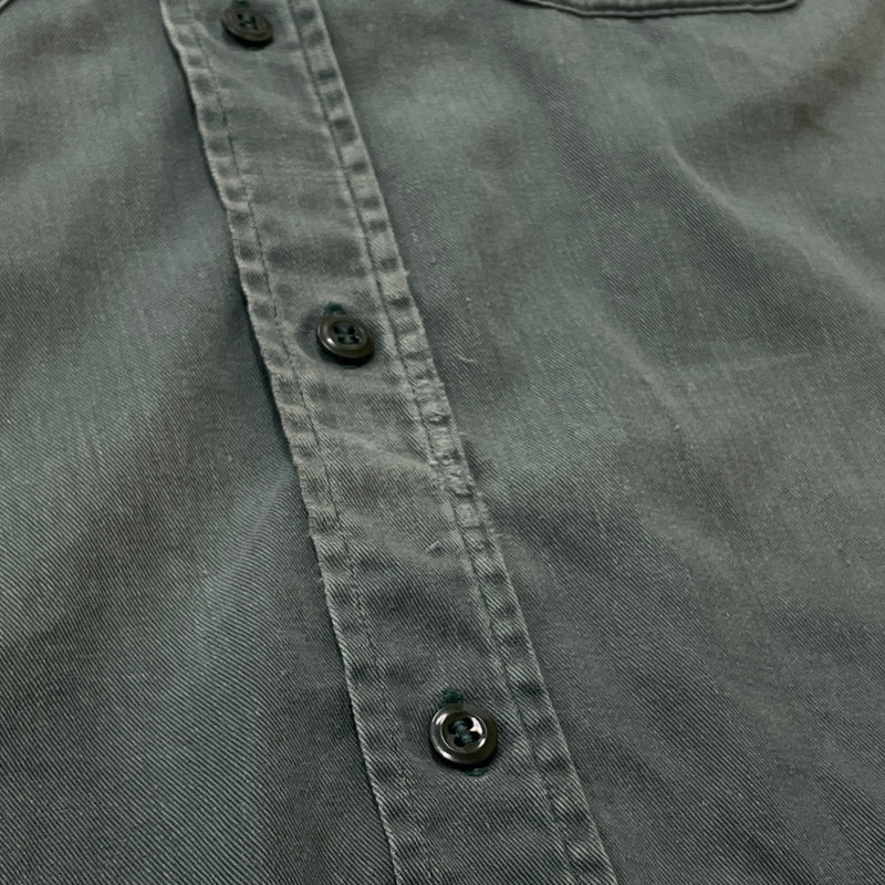 【現状渡し品】【メンズ】 OLD KENTUCKY オールド ケンタッキー 50’s-60’s VINTAGE WORK SHIRT 50～60年代 ヴィンテージ ワーク シャツ 長袖 トップス 145-261004-sa-15-teih サイズ：不明 カラー：カーキ 万代Net店