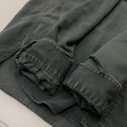 【現状渡し品】【メンズ】 OLD KENTUCKY オールド ケンタッキー 50’s-60’s VINTAGE WORK SHIRT 50～60年代 ヴィンテージ ワーク シャツ 長袖 トップス 145-261004-sa-15-teih サイズ：不明 カラー：カーキ 万代Net店