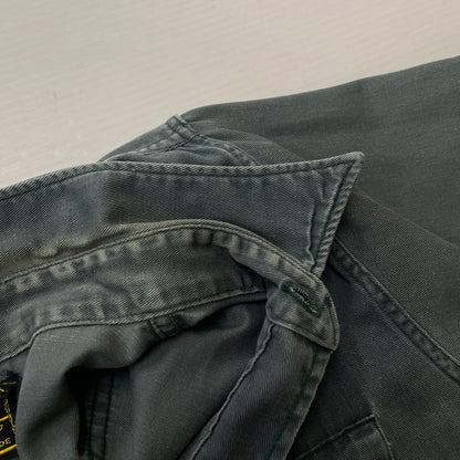 【現状渡し品】【メンズ】 OLD KENTUCKY オールド ケンタッキー 50’s-60’s VINTAGE WORK SHIRT 50～60年代 ヴィンテージ ワーク シャツ 長袖 トップス 145-261004-sa-15-teih サイズ：不明 カラー：カーキ 万代Net店