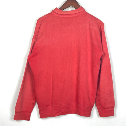 【現状渡し品】【メンズ】 UNKNOW 50’s-60's VINTAGE HALF ZIP SWEAT 50～60年代 ヴィンテージ ハーフ ジップ スウェット 長袖 トップス 145-261004-sa-17-teih サイズ：不明 カラー：レッド 万代Net店